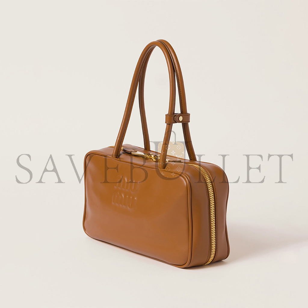 M1v M1v beau leather top-handle bag 5bb172 (29*17*9cm)